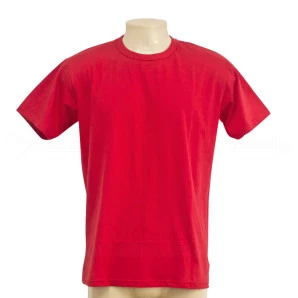 Camiseta Algodão Penteada 30.1 Vermelha