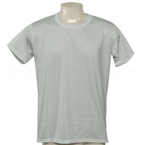 Camiseta Poliéster Tradicional Cinza