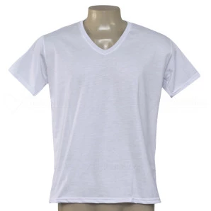 Camisa Poliéster Gola V