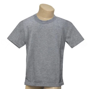 Camiseta Poliéster Tradicional Mescla Infantil