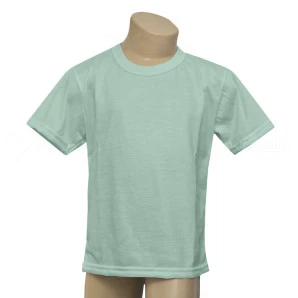 Camiseta Poliéster Tradicional Verde Infantil