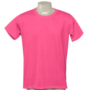 Camisa Poliéster Tradicional Pink Neon