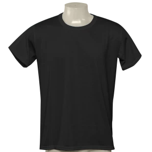 Camisa Poliéster Tradicional Preta