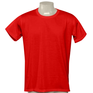 Camisa Poliéster Tradicional Vermelha