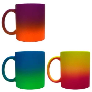 CANECA CERAMICA BICOLOR