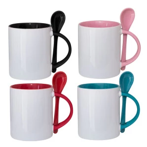  CANECA C/ COLHER RETA