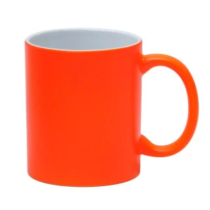  CANECA LARANJA NEON