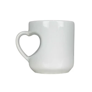 CANECA ALÇA E CORPO CORAÇÃO BRANCA 