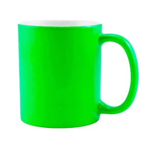 CANECA DE CERÂMICA VERDE NEON