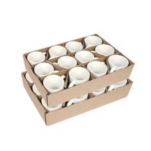 Caneca Cerâmica Branca Importada PREMIUM 325 ML 24 Un