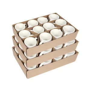 Caneca Cerâmica Branca Importada PREMIUM 325 ML 36 Un