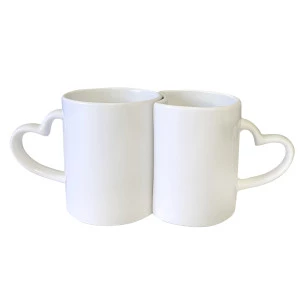  CANECA  ALÇA CORAÇÃO- DUPLO/ BRANCO