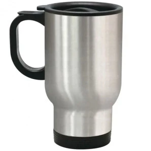CANECA INOX 450 ML- PRATA