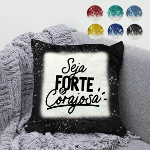 CAPA QUADRADA EM LINHO