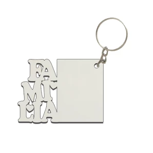 KIT 12 CHAVEIROS EM MDF FAMILIA