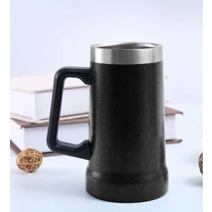 CANECA TÉRMICA INOX 710ML- PRETA