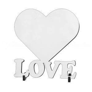 MDF Coração / Love com Suporte