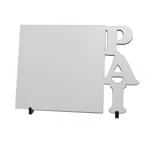 MDF 20x28 com Suporte Escrita Pai