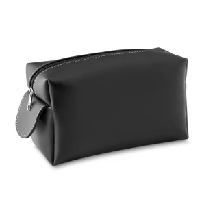NECESSAIRE EM COURO SINTETICO PRETA