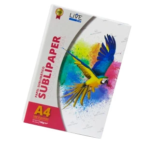 PAPEL SUBLIMATICO LIVE SUB -A4 -100 FOLHAS