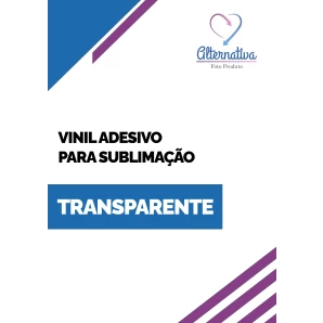Vinil Adesivo Transparente Sublimático A3 C/ 10 unidades