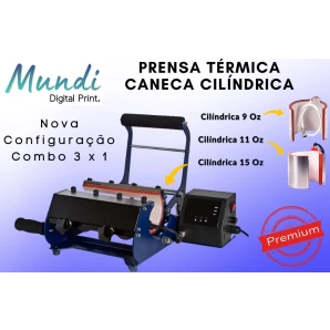 PRENSA DE CANECA 3X1- MUNDI- 110V