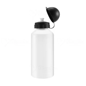 Squeeze Alumínio Branca Bolinha 600ml