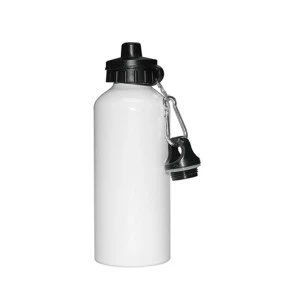 Squeeze Alumínio Branco Tampa Dupla 600ml