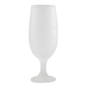 TAÇA VIDRO TULIPA JATEADA- 325 ML