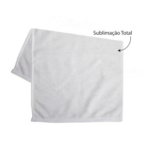 Toalha Branca Sublimação Total