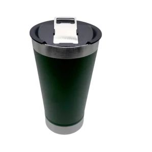 Copo Térmico Inox VERDE C/ Abridor de Garrafa