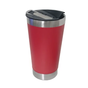Copo Térmico Inox VERMELHO C/ Abridor de Garrafa